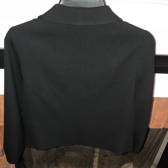 Banana Republic Size 4 CLASSIC Blk Cropped Jacket - Picture 7 of 7
